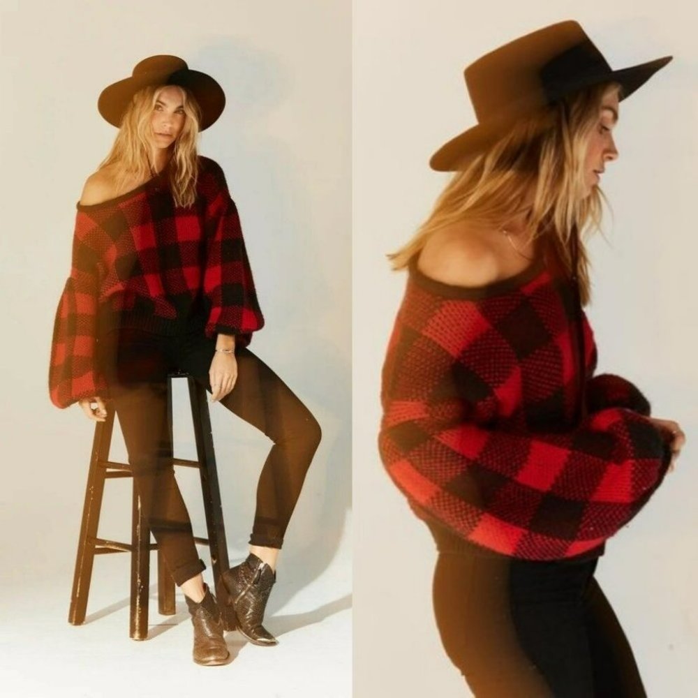 Free People Jen's Pirate Booty Sofia Sweater Size M / L NWOT $155